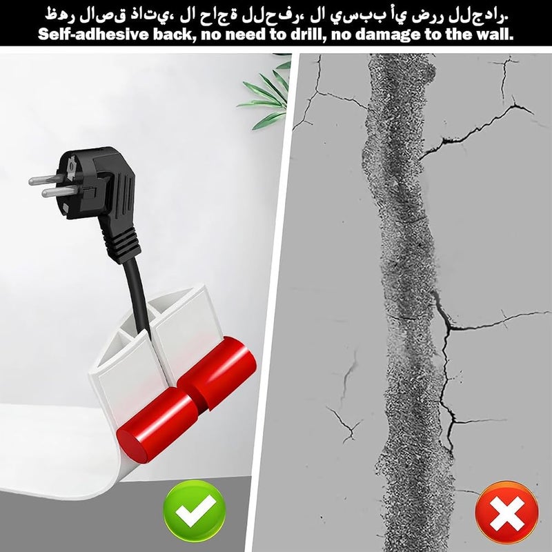 Azulmart 5m/16.4ft Wire Cover Raceway Self-Adhesive PVC Floor Cable Cover Heavy Duty - Image 5