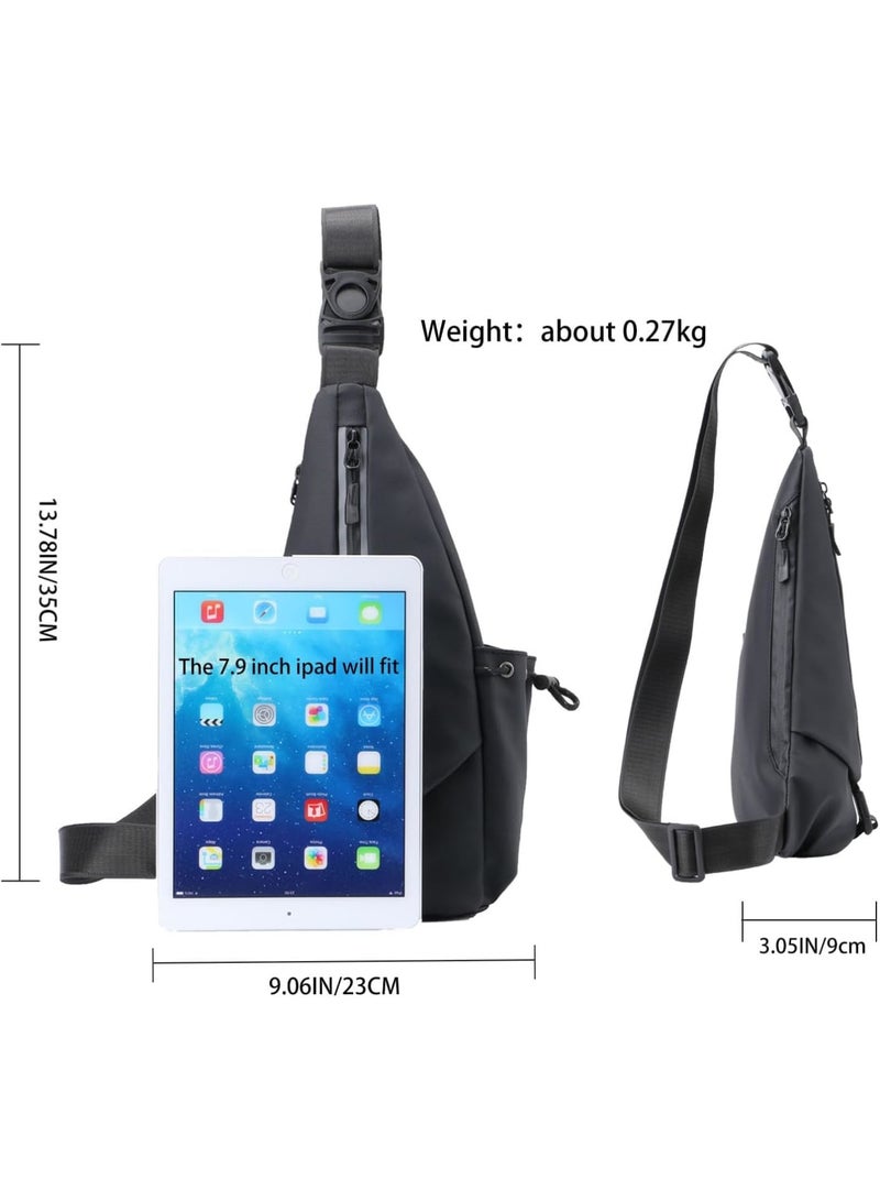 KASTWAVE Sling Bag, Mobile Phone Bags, Crossbody Backpack Shoulder Chest Bag, Travel Bike Gym Bag With Water Bottle for Men and Women, for Travel Cycling Hiking - Image 2
