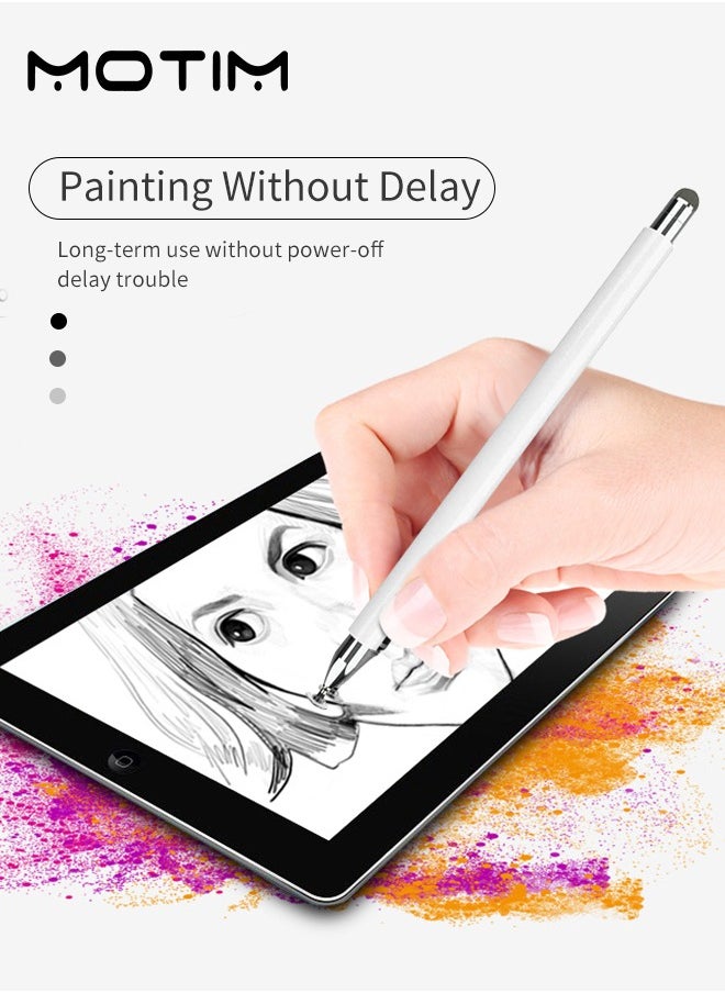 Motim - Universal Stylus Pen for Touch Screens, Passive Stylus Pens with Palm Rejection for Precise Writing/Drawing, for iPad, iPhone, Samsung, iOS/Android Smart Phone and Other Tablets Stylus Pencil - Image 1