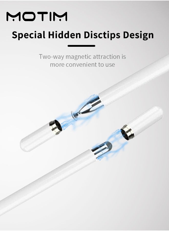 Motim - Universal Stylus Pen for Touch Screens, Passive Stylus Pens with Palm Rejection for Precise Writing/Drawing, for iPad, iPhone, Samsung, iOS/Android Smart Phone and Other Tablets Stylus Pencil - Image 1