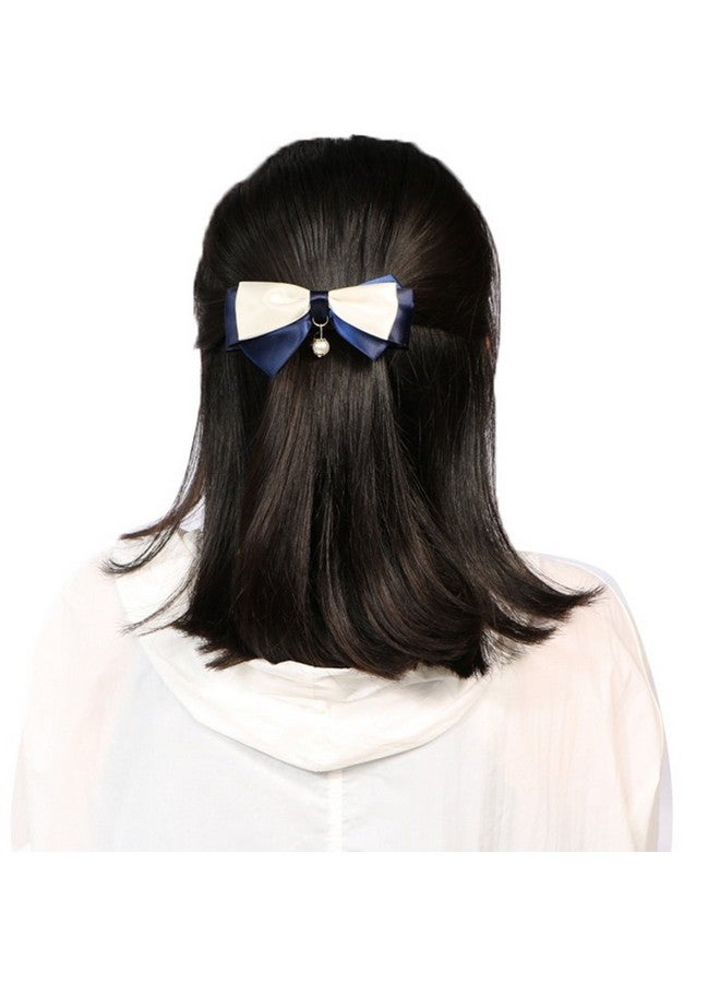 kilofly 4Pc Women'S Twoway Snood Net Bow Barrette Hair Clip Bun Cover Set - Image 4