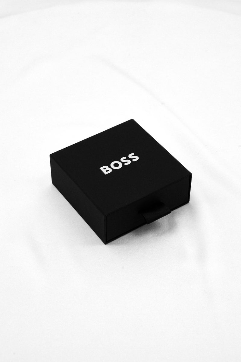 BOSS Women Stainless Steel Hoop Earring, Silver  - Image 3