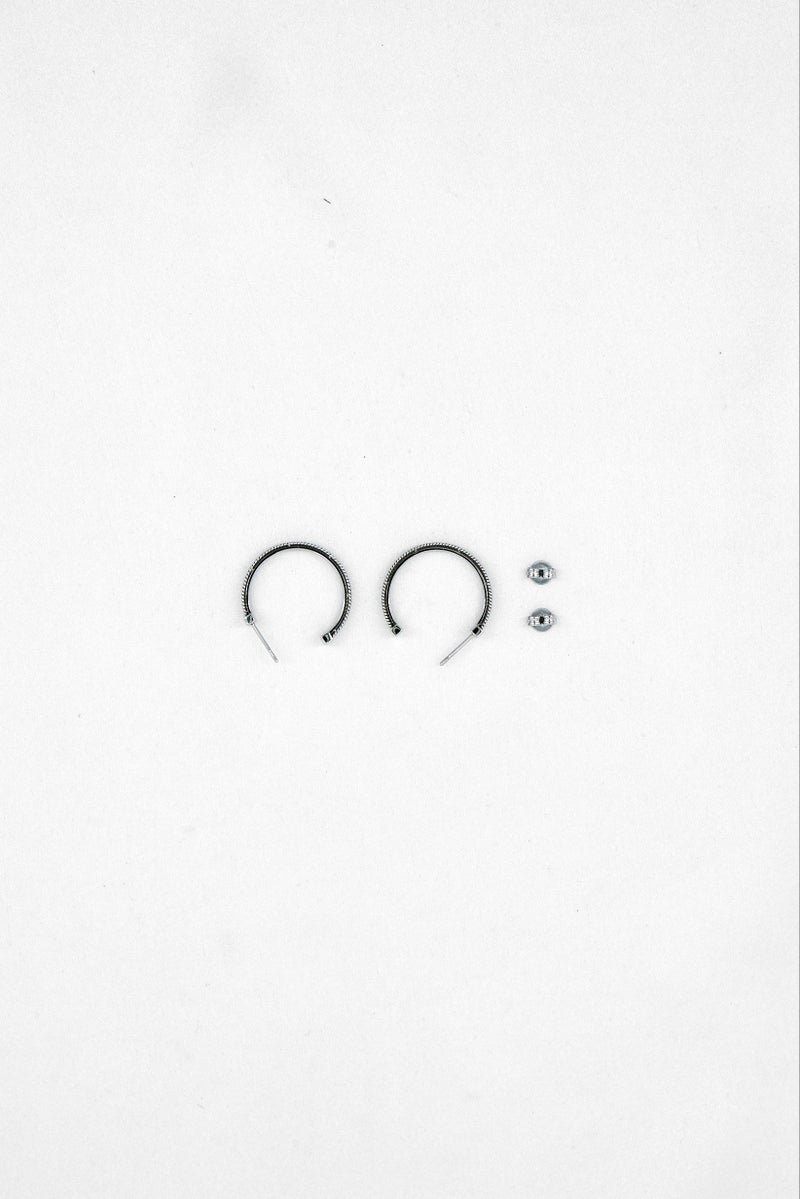 BOSS Women Stainless Steel Hoop Earring, Silver  - Image 2