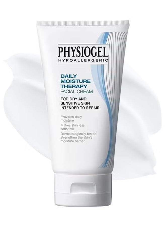 Physiogel Daily Moisture Therapy Facial Cream For Dry And Sensitive Skin, Intended To Repair Natural Moisture Barrier, Face Moisturizer, Strengthens Skin Barrier - Image 1