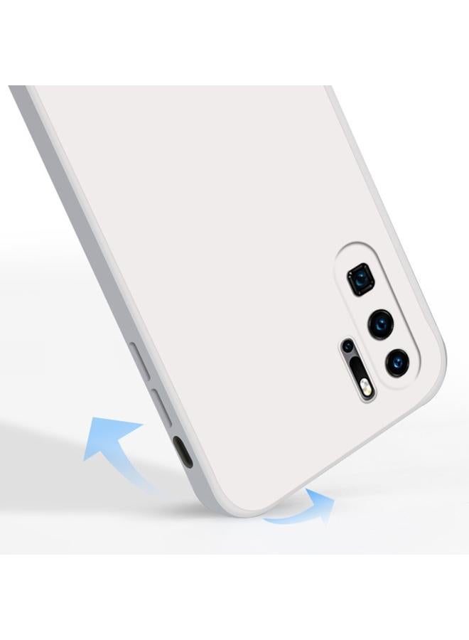 The Bros Phone Case For Huawei P30 Pro Solid Color Imitation Liquid Silicone Straight Edge Dropproof Full Coverage Protective Phone Case - Image 5
