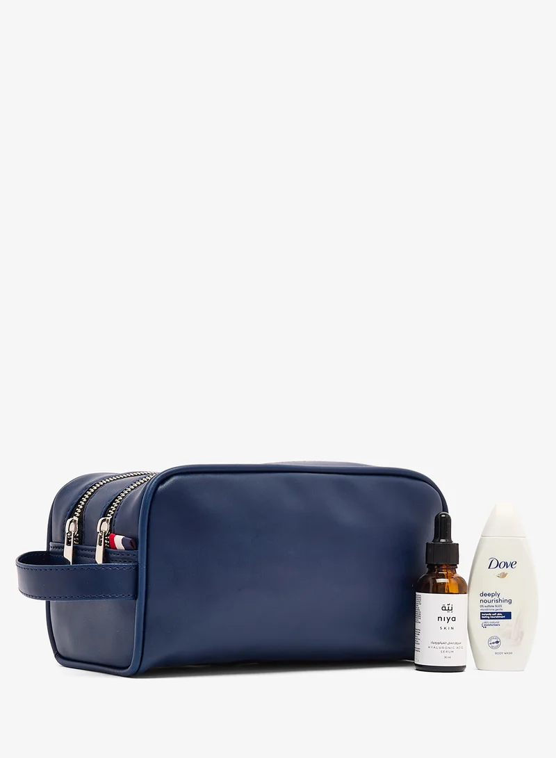 Dual Compartment Wash Bag