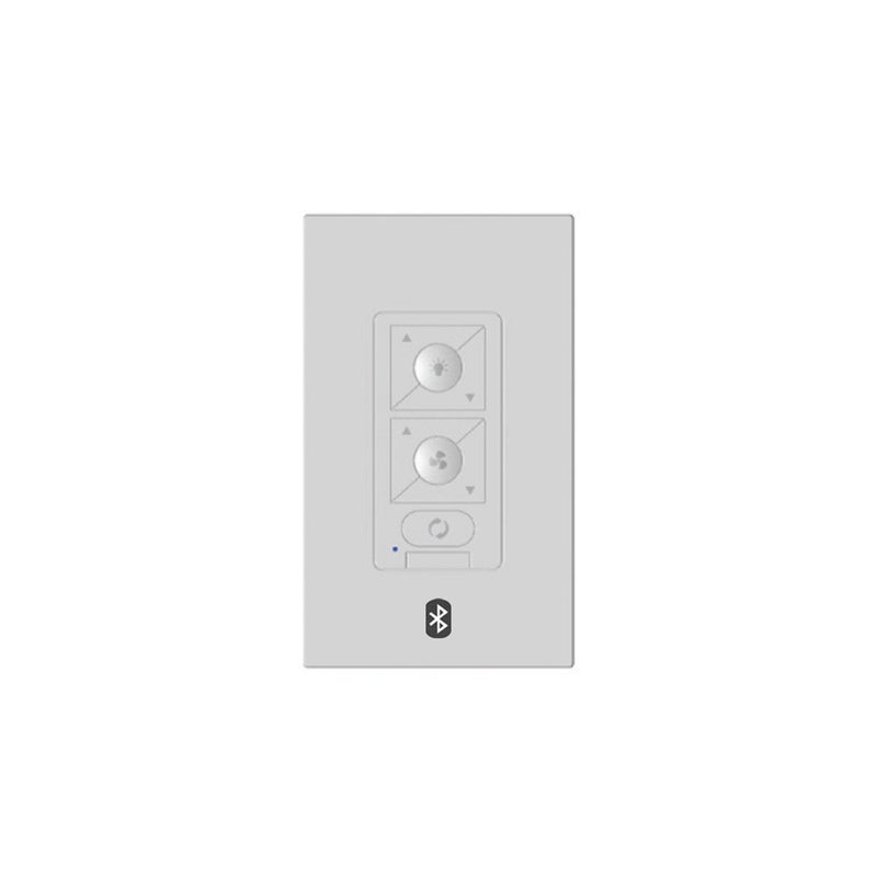 Modern Forms 6-Speed Ceiling Fan Bluetooth Hardwired Wall Control with Single Pole Wallplate for Modern Forms Smart Fans - Image 4