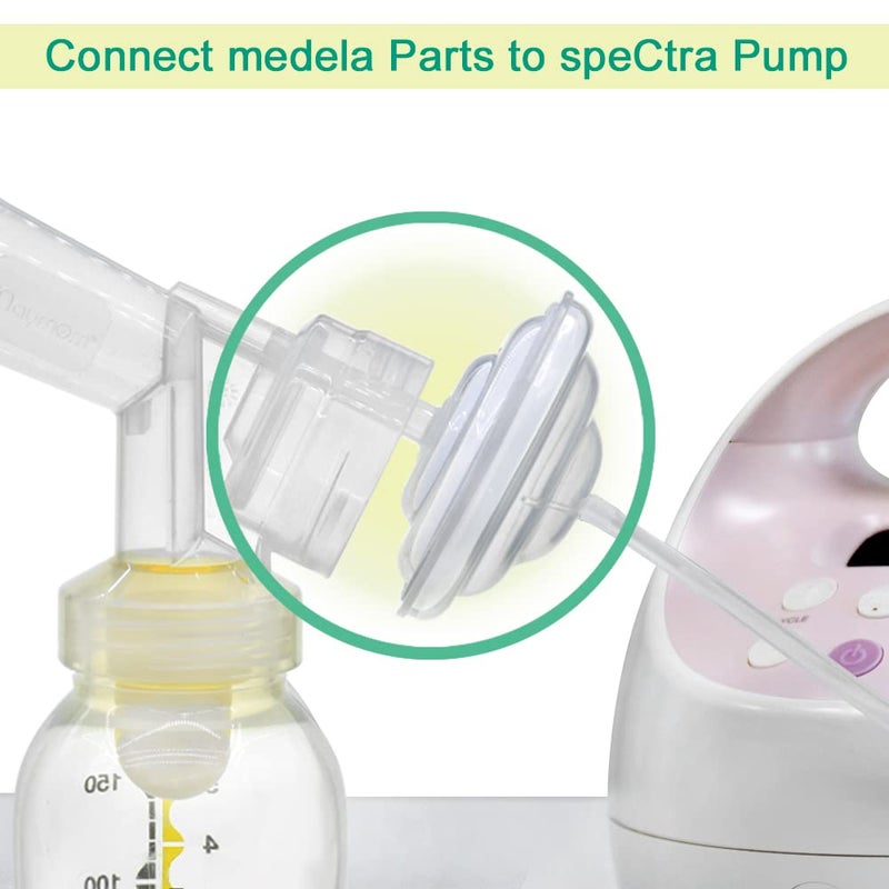 ماي موم Backflow Protector, Long Stem, Compatible with Spectra S1, S2 and 9 Pumps, Compatible with Medela Flanges and Medela Parts; 2pc - Image 4