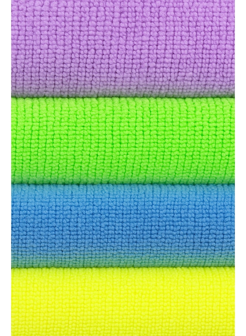 Tetra Maks 9-Piece Microfiber Cleaning Cloth Set – Multi-Color, Soft & Highly Absorbent, for Kitchen, Home, Car Cleaning - Image 2