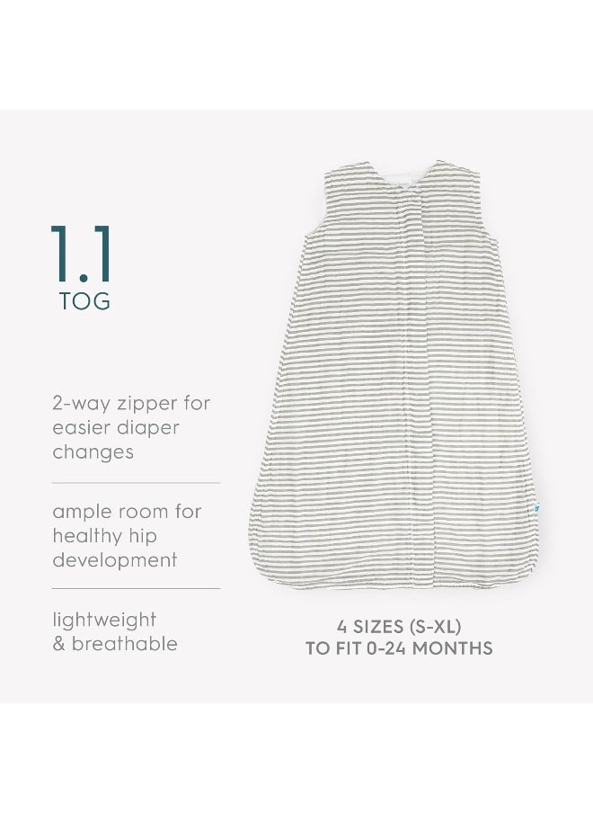 little unicorn Little Unicorn Cotton Muslin Sleep Bag Large  - Image 5