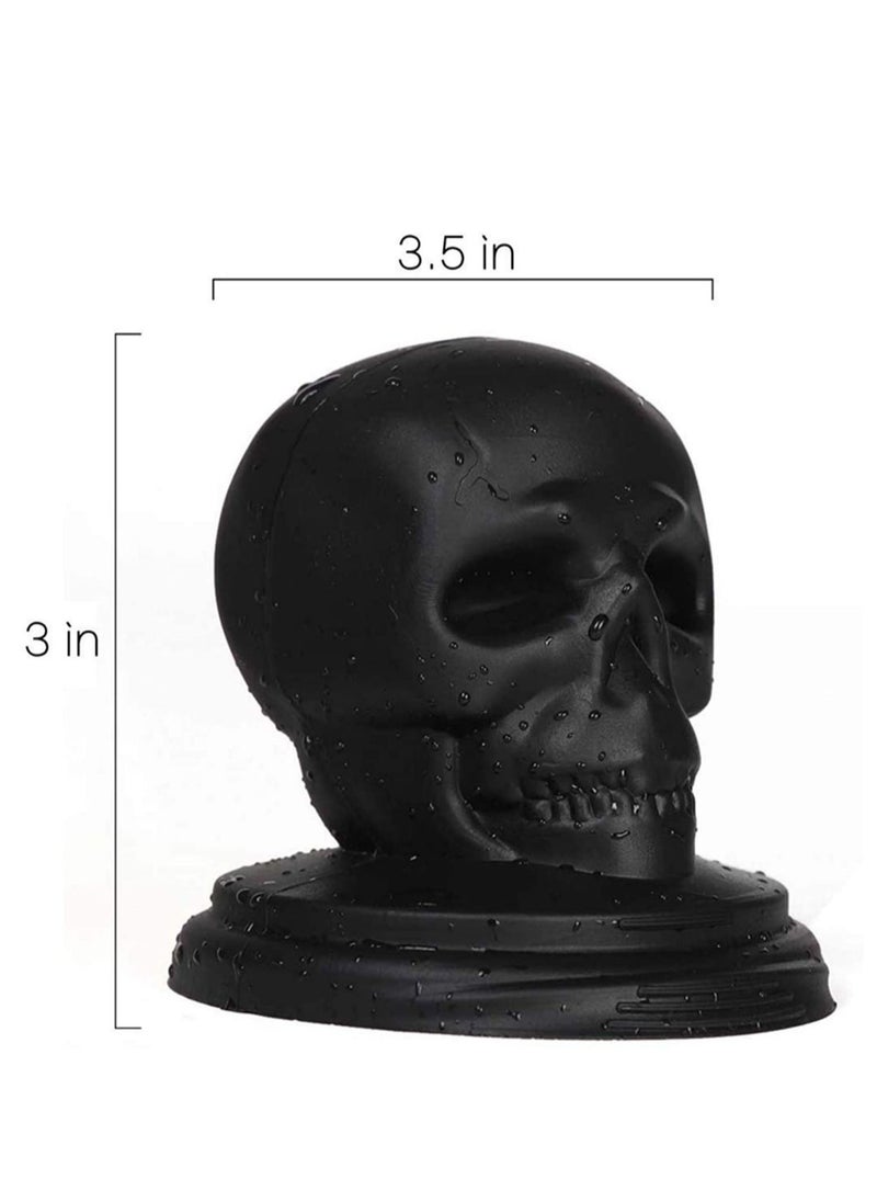Skull Ice Cube Mold Flexible Silicone Creative 3D Trays Giant Ball Maker Reusable and BPA Free Perfect for Home Party