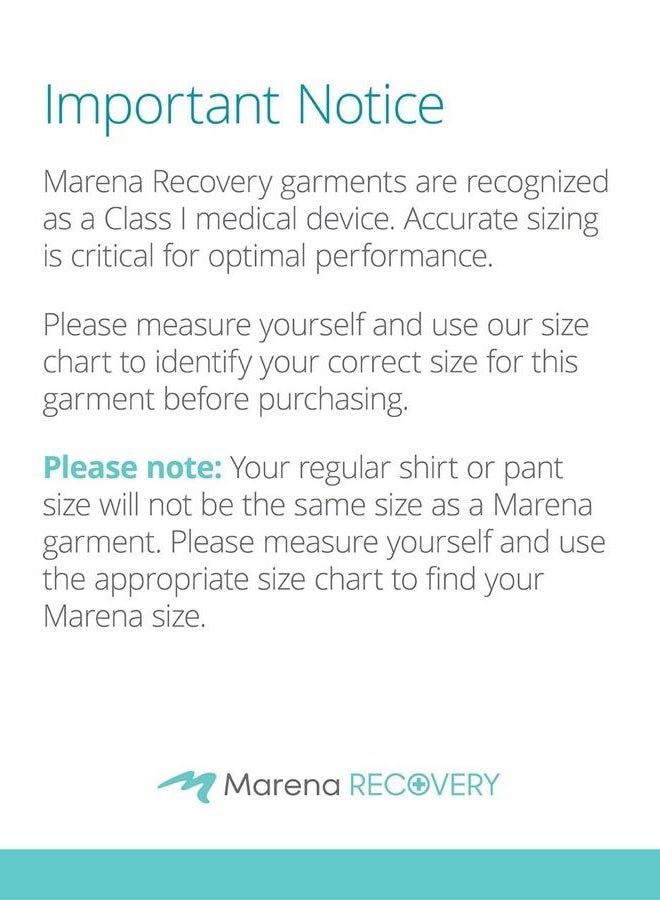 MARENA FBS Stage 1 Recovery Girdle with Suspenders, Short Length Post-Surgical Girdle for Women, Black, S - Image 3