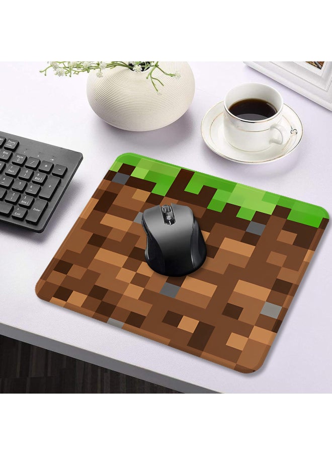 Explosions My World MC Land Mouse Pad Small Size High Color Value Keyboard Pad Couple Gift Pad-Colors:250x 290x 2mm Edge Lock-Pattern:Tom Rich Pad