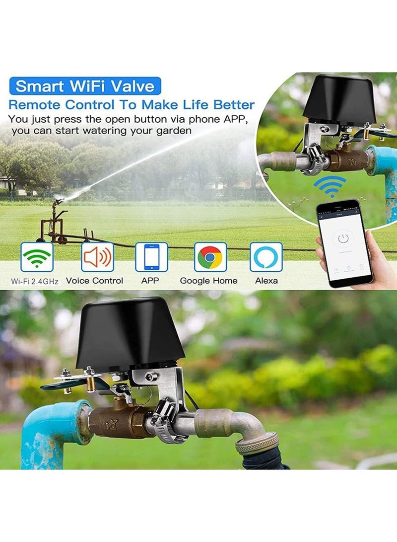 SYOSI WiFi Smart Water Valve with Timer, Upgraded Intelligent Water Valve Closing, Automatic Ball Valve Watering Timer, Sprinkler Controller, Smart Life App, Compatible with Alexa and Google - Image 4