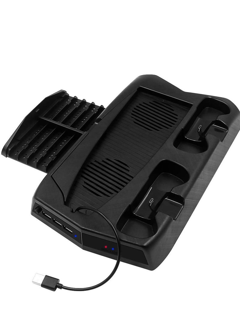 Loquat PS5 Cooling Fan Stand, Fast Charger for PS5 Dual Sense Controllers, PS5 Vertical Stand for PS5 Disc u0026 Digital Editions  - Image 3