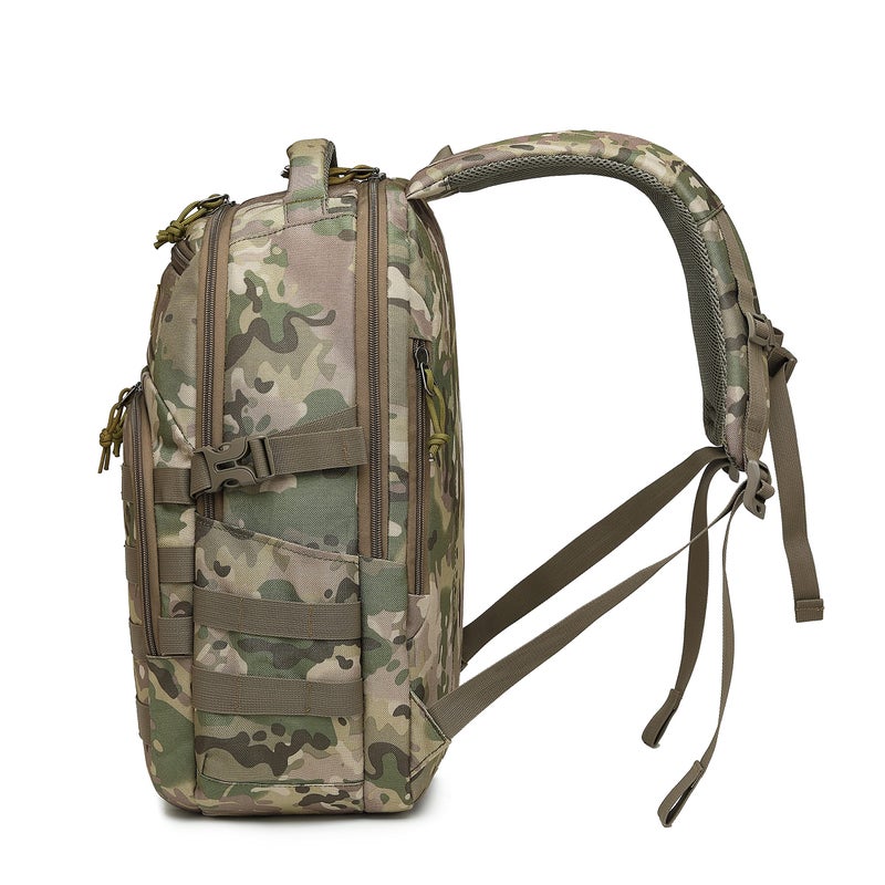 Wotony Military tactical backpack, backpack for men black small tactical assault bag (Cp, 18.5 inch) - Image 3