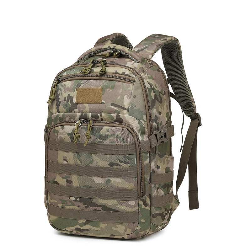 Wotony Military tactical backpack, backpack for men black small tactical assault bag (Cp, 18.5 inch) - Image 2