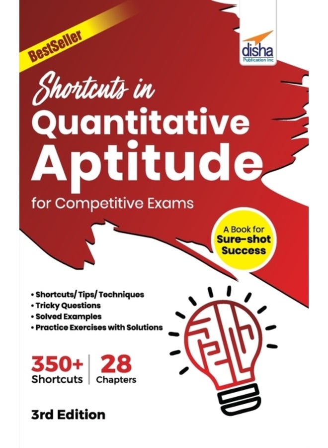 Disha Shortcuts in Quantitative Aptitude for Competitive Exams 3rd Edition 