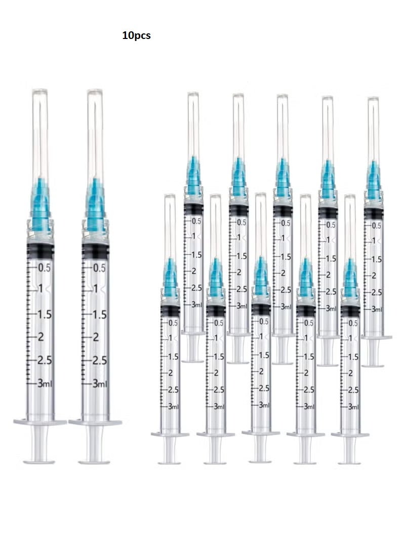 Pack Of 10 Syringes 3Ml 23G Sterile Disposable Syringe