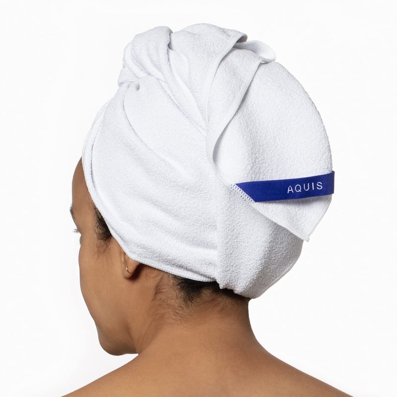 AQUIS AQUIS Towel Hair-Drying Tool, Water-Wicking, Ultra-Absorbent Recycled Microfiber  - Image 2