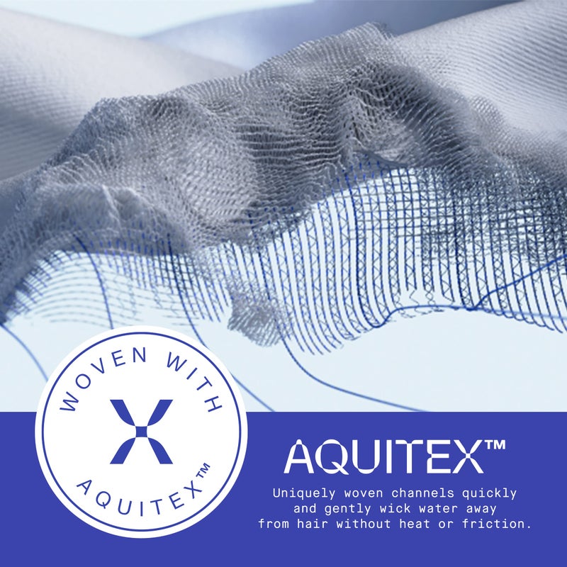 AQUIS AQUIS Towel Hair-Drying Tool, Water-Wicking, Ultra-Absorbent Recycled Microfiber  - Image 5