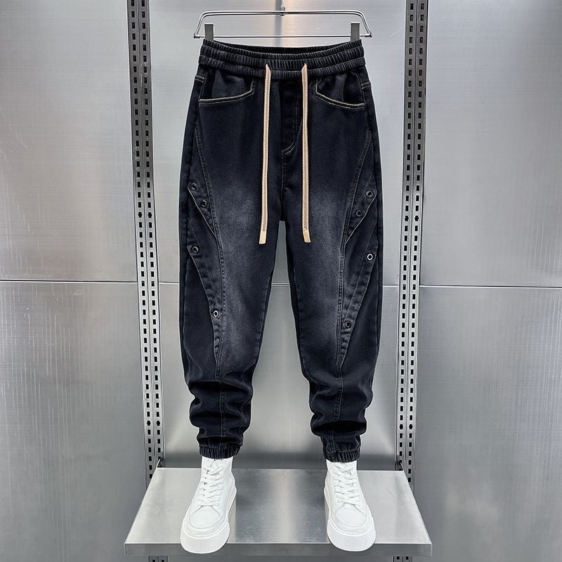Unisex Classic Denim Jeans Loose Fit Daily Outdoor Wear - Image 3