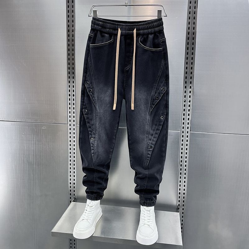 Unisex Classic Denim Jeans Loose Fit Daily Outdoor Wear - Image 4