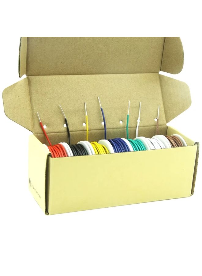 20 AWG Solid Copper Hook Up Wire Kit 2 Colors Electronic Cable PVC Tinned - Image 4