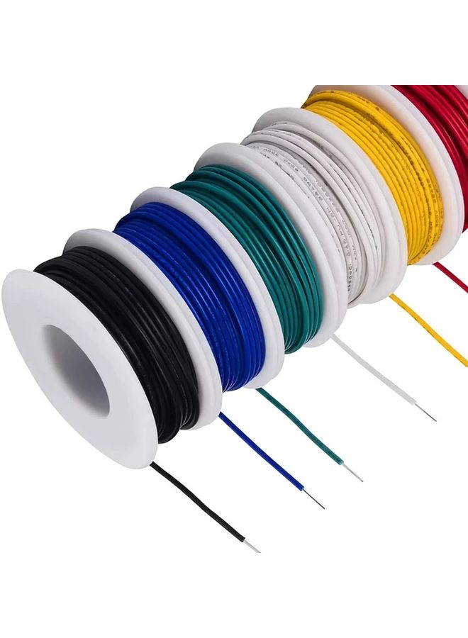 20 AWG Solid Copper Hook Up Wire Kit 2 Colors Electronic Cable PVC Tinned - Image 3