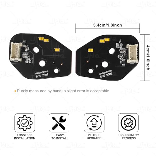 JHO Amber DRL Lights Module Front Headlight Frame White Color Changing to Amber for Ford Ranger T9 2023 2024 2025 XL/XLT/Everest Accessories CE Approved - Image 5