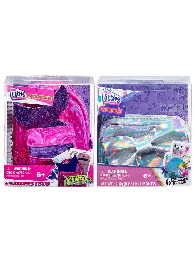 REAL Littles Collectible Micro Backpack And Micro Handbag With 12 Micro Working Surprises Inside! Multicolor (25324) - Image 3