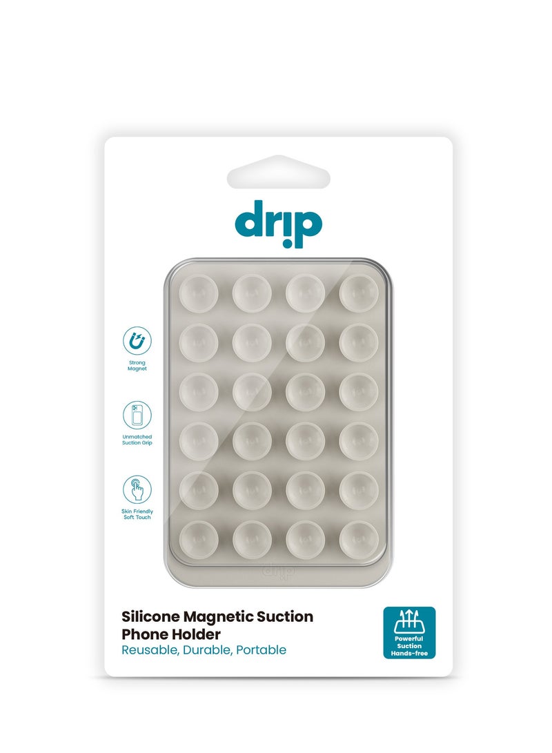 دريب ستاند لاصق على الاسطح دريب سيلكون مغناطيسي للجوال-ذهبي - Image 3