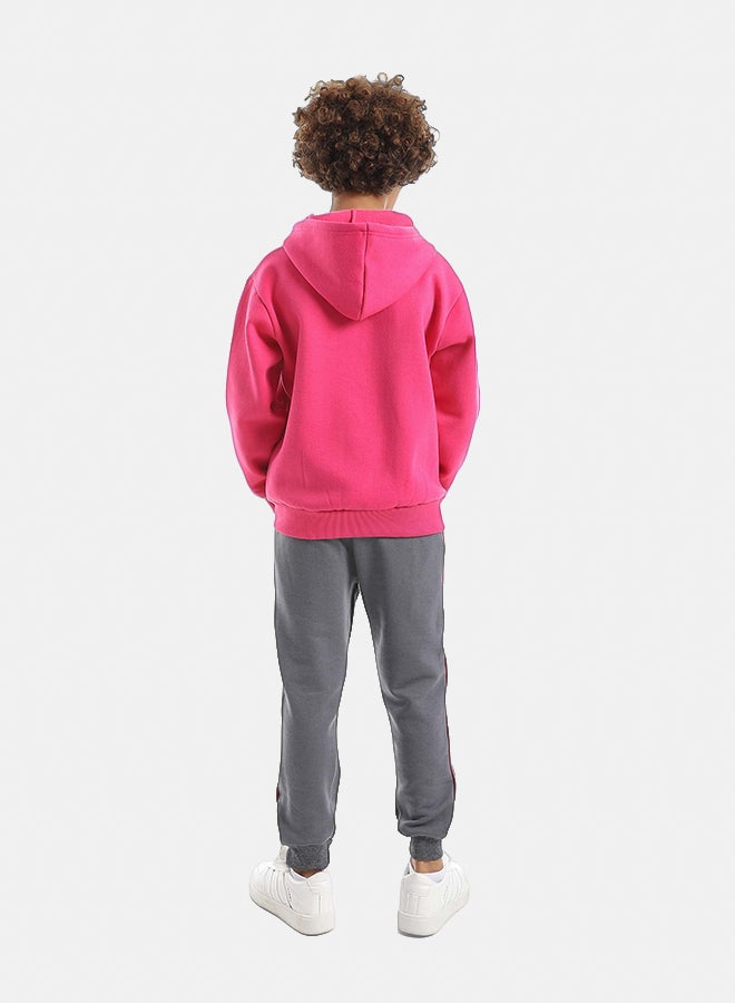 Red Circle Sweatshirt & Pants Set Kids Unisex - Image 4