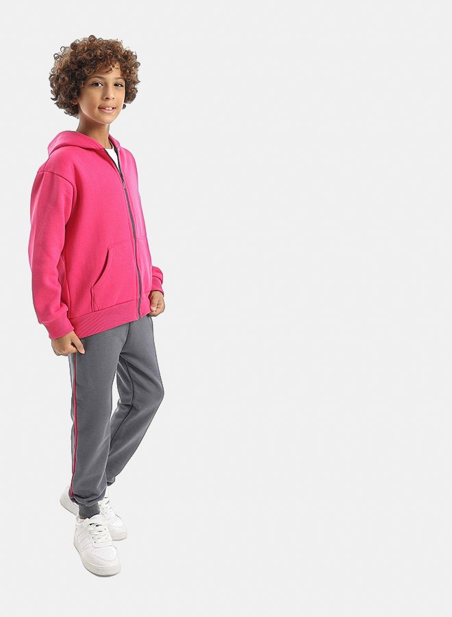 Red Circle Sweatshirt & Pants Set Kids Unisex - Image 3