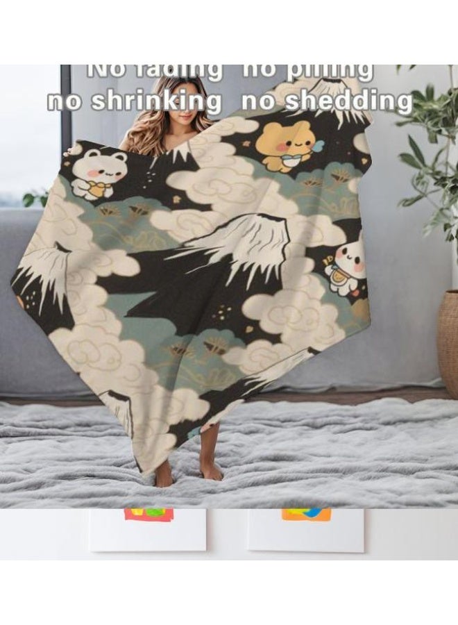 عام بطانية رقيقة من الفانيلا (حرارة ومريحة، ومناسبة للنوم واستخدام اللعبة والغبار والرمل) 150 سم * 200 سم - 585 - Image 4