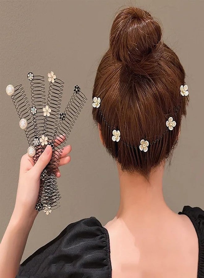 PARVY® U Shape Hair Finishing Fixer Comb - Stretchable Invisible Hair Clips for Women & Girls | Non-Slip Hair Styling Tool for All Hair Types | Perfect for Updos and Everyday Use (1 pcs) - Image 3