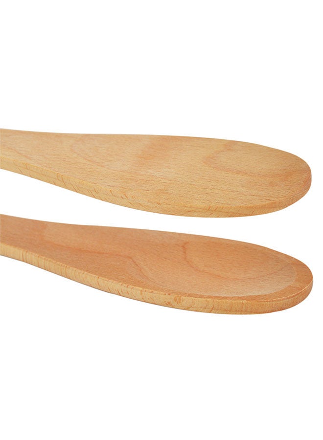 Prestige Wooden Tongs Beige 13.4x2.7x1.7cm - Image 3