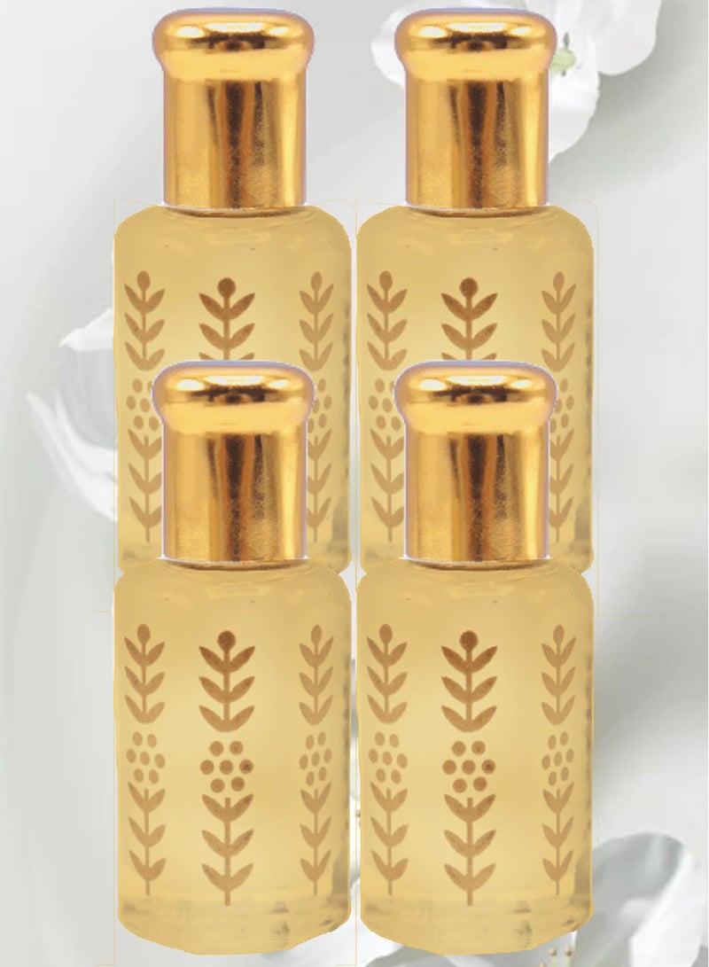 4 قطع مسك فانيلا شكولاته 12 مل