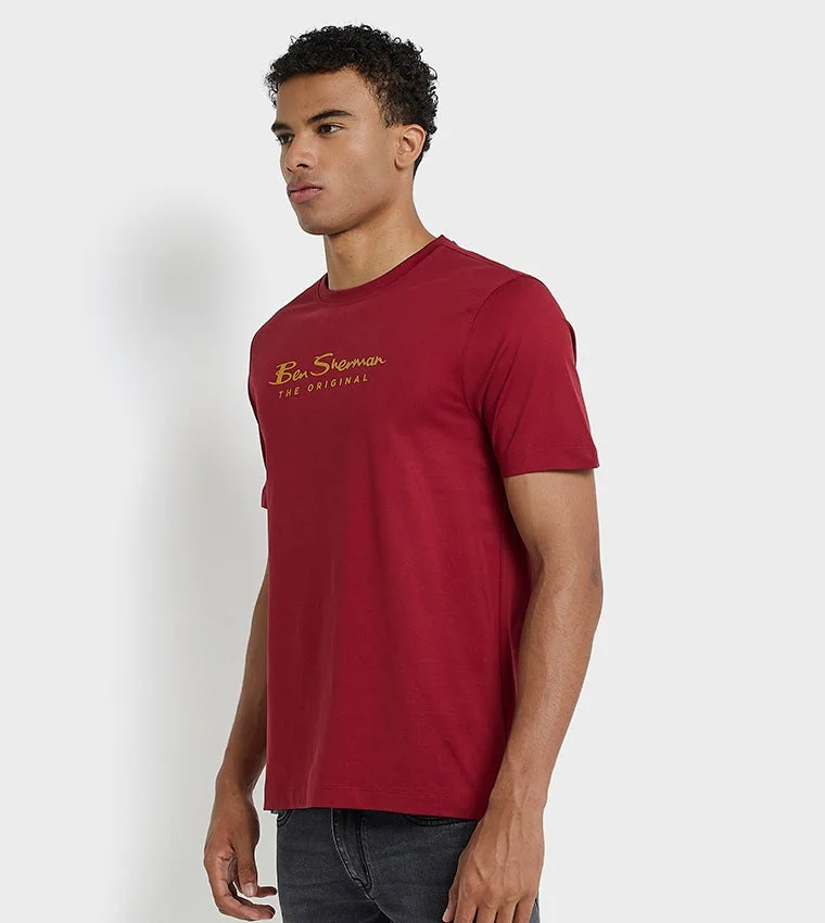 Ben Sherman Ben Sherman Men's Crew Neck Short Sleeve Graphic T-Shirt