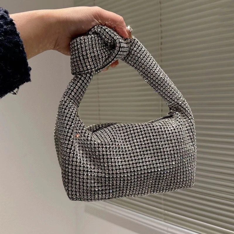 Super A Rhinestone Bag Full Diamond Bag Women'S Personalized Niche Brilliant Diamond Evening Handbag High-End Sense - Image 2