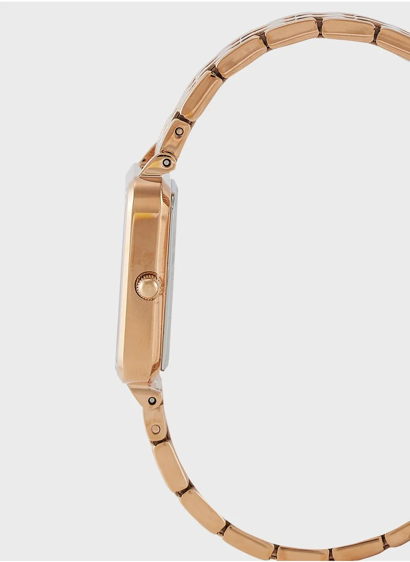 DANIEL WELLINGTON Quadro Steel Strap Analog Watch