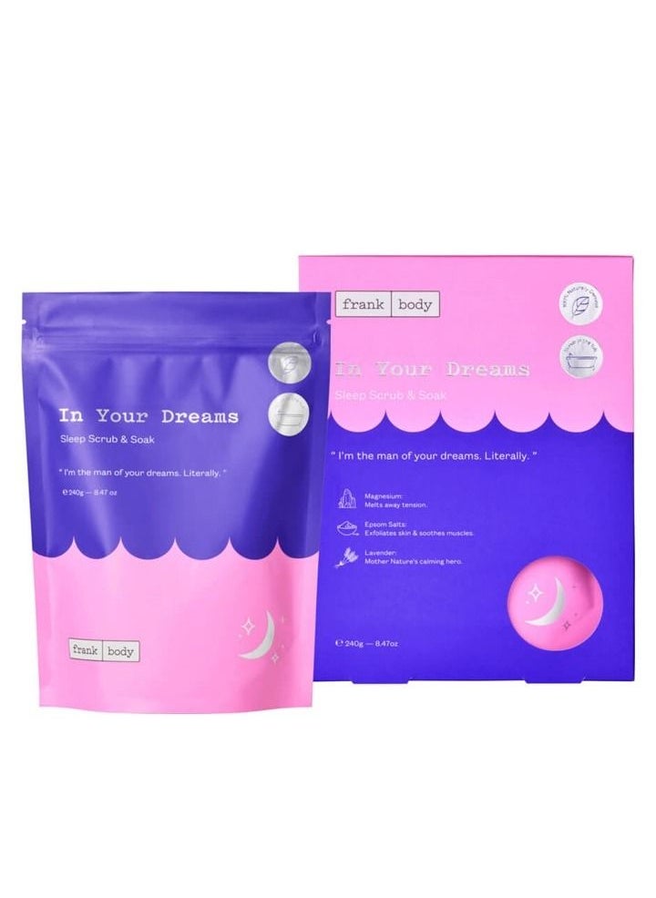 frank body - In Your Dreams Sleep Scrub & Soak -240g - Image 1
