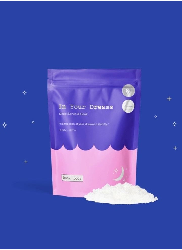 frank body - In Your Dreams Sleep Scrub & Soak -240g - Image 1