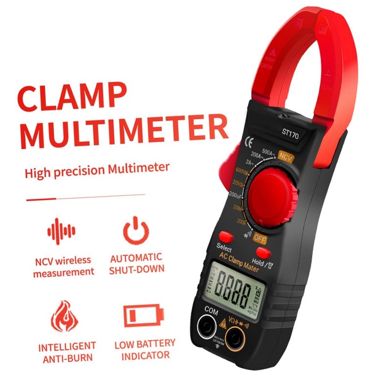 Digital Clamp Meter Multimeter High Precision AC DC Voltage Current Tester Portable - Image 4