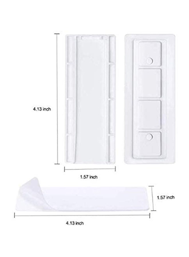 geruilin 10 Packs Self Adhesive Power Strip Fixator Wall Mount No Damage Wall-Mounted Fixator Holders Mount Reusable Punch Free Socket Cable Fixer Rack Simplest Holder â€¦ - Image 2