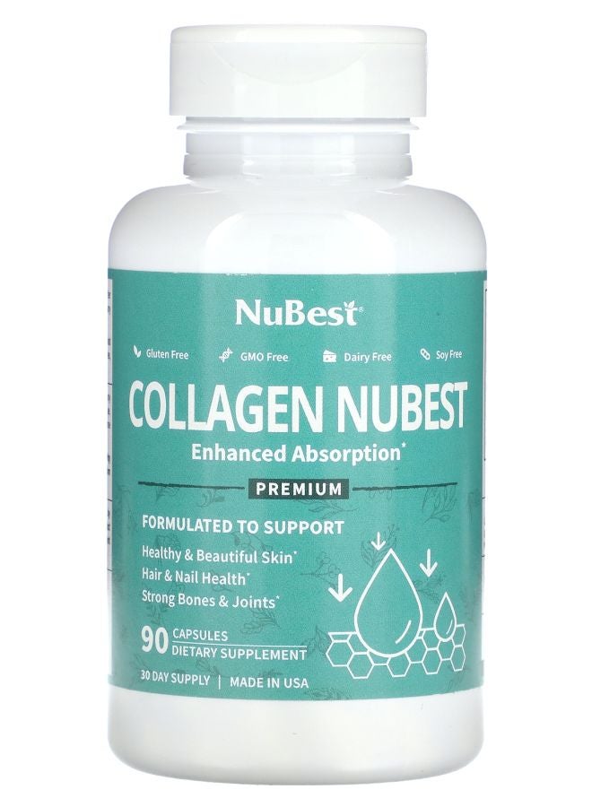NuBest Premium Collagen Nubest Enhanced Absorption 90 Capsules