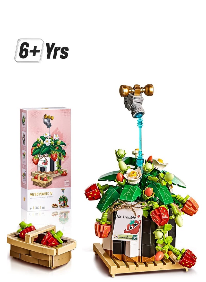ELLEGLAM Flower Building Toy Set Mini Blocks Bonsai Model Ideas DIY Building Blocks Kit  - Image 1