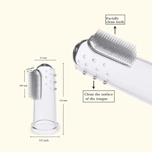 Safe-O-Kid Baby Finger Toothbrush – 100% Pure Silicone, BPA-Free, Odor-Free, Safe Gentle Gum Massager & Teeth Cleaner – Durable, Pediatrician-Recommended Brush for Newborns & Toddlers Pink - (Pack of 1) - Image 4