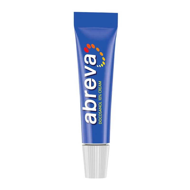 abreva Abreva Docosanol 10% Cream Tube, FDA Approved Treatment for Cold Sore/Fever Blister, 2 grams - Image 1
