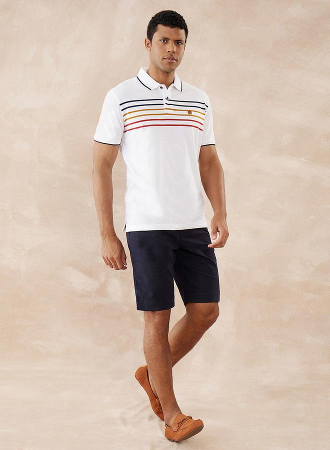 Fahrenheit Striped Polo T-shirt - Image 2